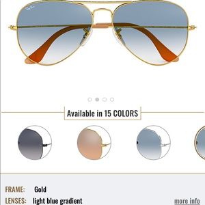 RAY-BAN aviator sunglasses